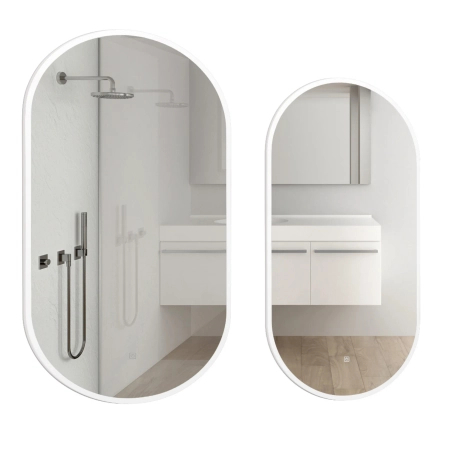 Balneo Elisa 50 x 90 cm Backlit Oval Mirror