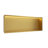 WALL-BOX ONE - BRASS /GOLD z LED - 30x90x10 cm