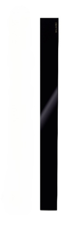 Odpływ liniowy podłogowy Balneo G-Drain Next Dark 100 cm z czarnym panelem ze szkła hartowanego z niskim syfonem i głębokim osadnikiem