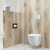 Uchwyt na papier Balneo Wall Box Paper 1 Gun Metal wbudowany w ścianę ze stali nierdzewnej