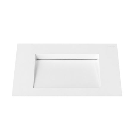 Umywalka ALVERIA Solid Surface Coco White/Biała z odpływem liniowym 80 cm