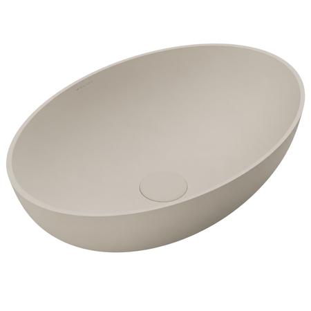 Washbasin SOVELIA Solid Surface Cashmere Dune