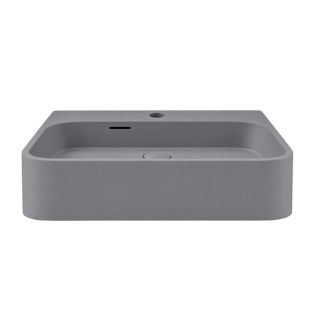 Washbasin BELORIA Solid Surface Cemento Raw