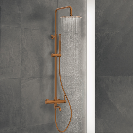 Bateria prysznicowa Balneo Cascade zestaw 1 copper