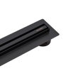 Odpływ liniowy podłogowy Balneo Slim & Low ProLine Black 100 cm czarny