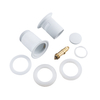 Basin plug brass Balneo Klik Klak E white with overflow