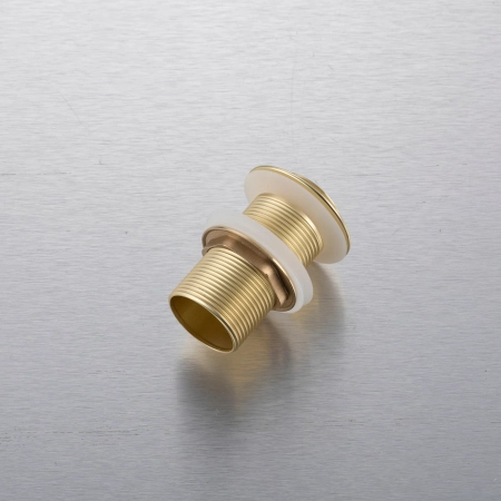 Balneo Brass Click-Clack Basin Plug B, Gold, Without Overflow – Brushed Gold