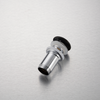 Balneo brass basin plug Klik Klak C black with overflow and ceramic head