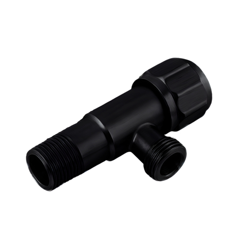 Model 2 BLACK 1/2 x 3/4 angle plug valve
