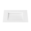 ALVERIA Solid Surface Washbasin Coco White with Linear Drain 80 cm