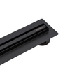 Odpływ liniowy podłogowy Balneo Slim & Low ProLine Black 100 cm czarny