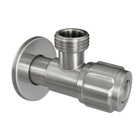Zawór kątowy z głowicą ceramiczną model 2 INOX 1/2 x 1/2