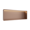 Balneo Wall Box LED Recessed Shelf Copper 90 x 30 x 10 cm