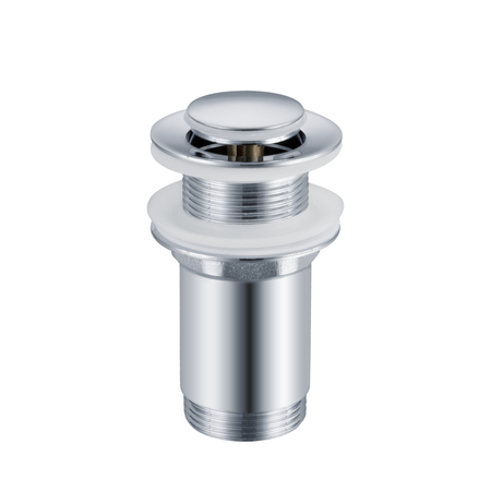 Basin plug brass Balneo Klik Klak E chrome without overflow
