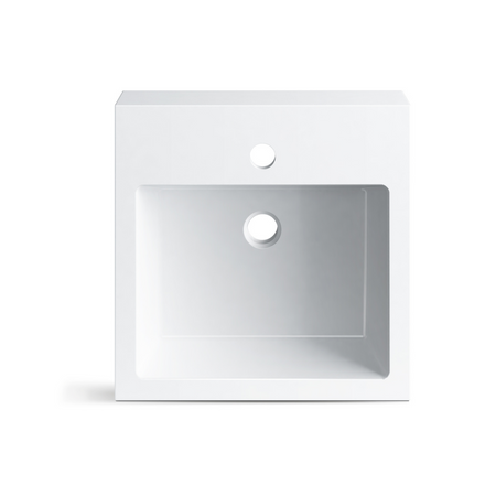 Balneo Vera countertop washbasin 40 x 40 cm white conglomerate