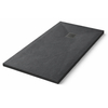 Balneo Stone Tray 120 × 90 × 2.5 cm low-profile rectangular composite shower tray, dark gray