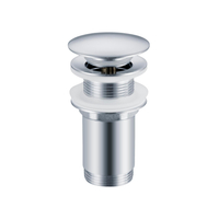 Basin plug brass Balneo Klik Klak C chrome without overflow
