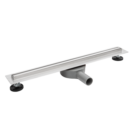 Linear drain floor Balneo Slim & Low ProLine Inox 100 cm chrome