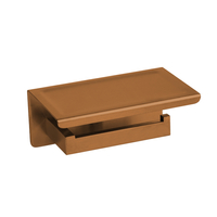 Paper holder with phone shelf Balneo Qarx copper