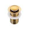 Basin plug brass Balneo Klik Klak B gold without overflow