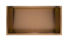 Niche shelf Balneo Wall Box One Copper 60 x 30 x 10 cm copper made of stainless steel with flange
