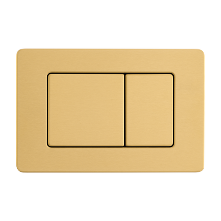 Flush button for TOILET Balneo Axo gold made of stainless steel brushed