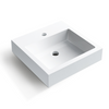 Balneo Vera countertop washbasin 40 x 40 cm white conglomerate