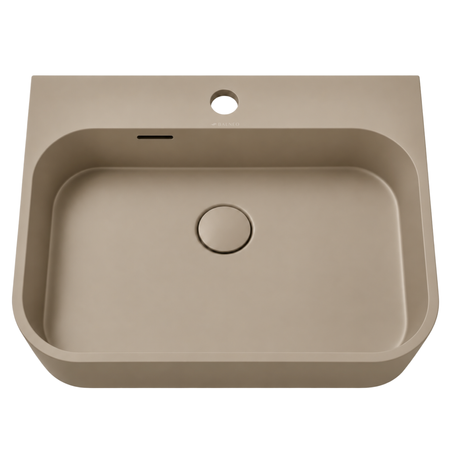 Umywalka BELORIA Solid Surface Mocca Mousse