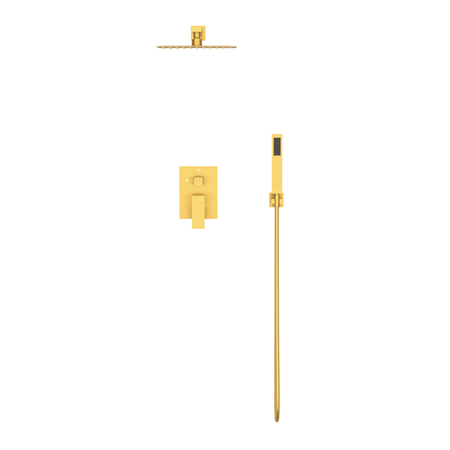 Balneo Cascade shower mixer set of 3 gold
