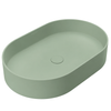 Washbasin ETERIA Solid Surface Pistachio Cream