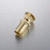 Balneo Brass Click-Clack C Sink Drain Plug with Overflow – Brushed Gold