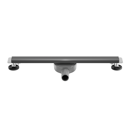 Odpływ liniowy podłogowy Balneo Slim & Low ProLine Gun Metal 60 cm grafitowy