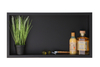 Niche shelf Balneo Wall Box One Black 60 x 30 x 10 cm black made of stainless steel with flange