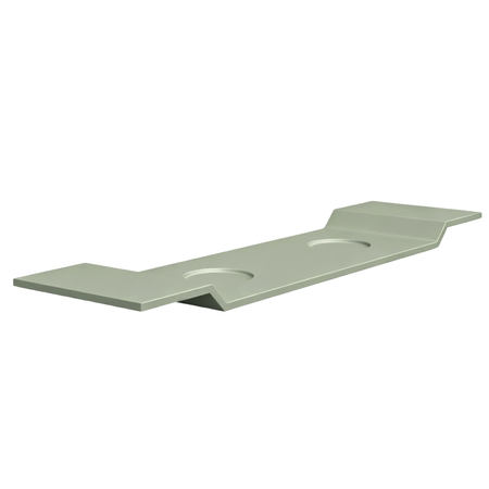 Bathtub shelf VANO Solid Surface Pistachio Cream