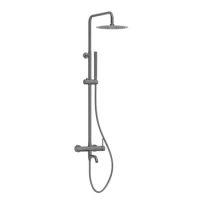 Balneo Cascade shower mixer set 1 gun metal