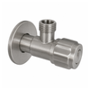 Zawór kątowy z głowicą ceramiczną model 2 Inox 1/2 x 1/2