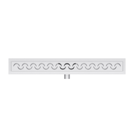 Decor Inox Odpływ liniowy z panelem dekoracyjnym Moon, 90 cm