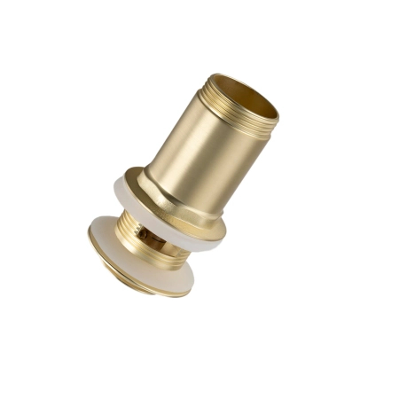 Balneo Brass Click-Clack E Basin Pop-Up Waste with Overflow – Brushed Gold