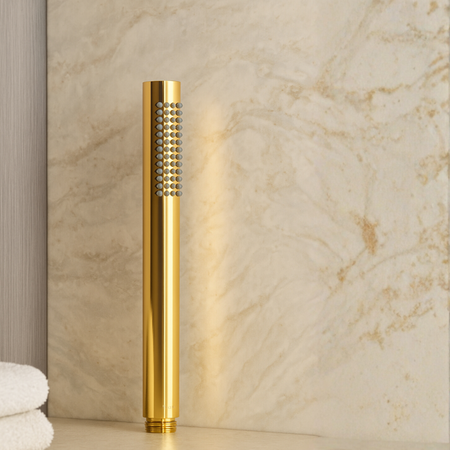 Balneo Cascade model 1 shiny gold shower handset