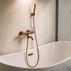 Bateria wannowa Balneo Cascade zestaw 1 copper