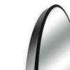 Balneo Corina Black Round Mirror, 60 cm