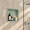 Niche shelf WALL-BOX Solid One Pistachio Cream