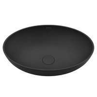 Washbasin SOVELIA Solid Surface Carbon Black
