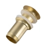 Balneo Brass Sink Pop-Up Waste Click-Clack C Gold Without Overflow – Brushed Gold