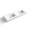 Balneo Maxi countertop washbasin 120 x 46 cm white conglomerate