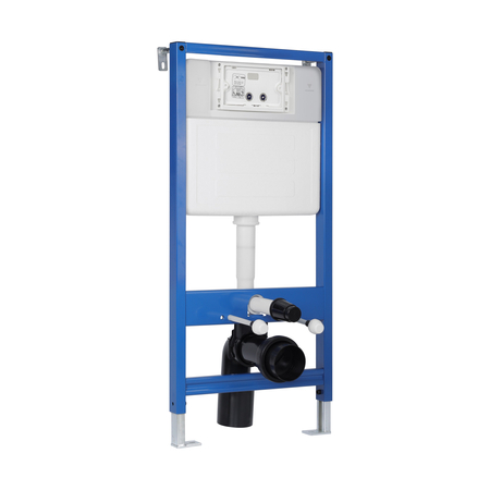 Balneo concealed WC set Fix-Frame Standard frame with white Luxa Tornado WC bowl