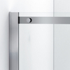 Shower enclosure sliding Balneo Rio 80 x 100 cm chrome transparentna