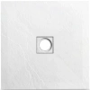 Brodzik kompozytowy Balneo Stone Tray 90 x 90 x 2,5 cm biały niski kwadratowy