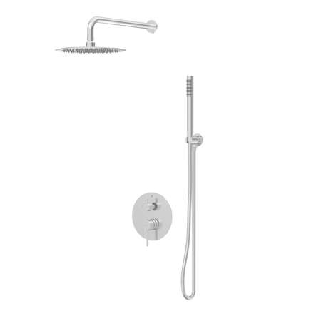 Balneo Cascade shower mixer set of 2 inox