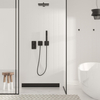 Linear drain wall-mounted Balneo In-Drain NEXT 2in1 80 cm black double-sided